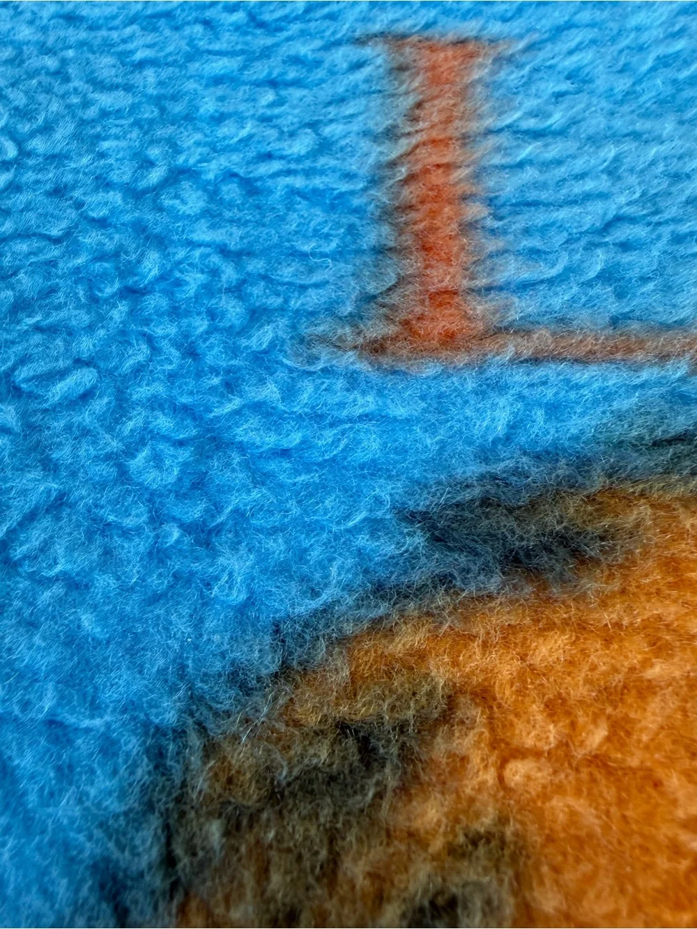 Vintage Disney The Lion King Young Simba Plush Blanket Pink Blue 90s 45x53 GUC